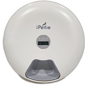 iPettie Donut Frost 6 Meal Cordless Automatic Feeder Dry & Wet Food Tested Works